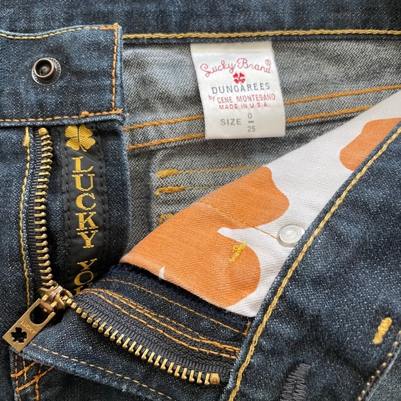 Vintage LUCKY BRAND Denim Mini Skirt - Picture 4 of 7